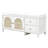 Shoe Storage Bench, Vintage Shoe Bench With Storage And Cushion, Shoe Bench With 2 Drawers And 2 Rattan Door-1062128073