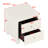 Graceful, Beige, Velvet Bedside Table, 2 Drawers, Crystal - Trimmed Handles, Button Aesthetic, Spacious Storage Exquisite, Knob Luxury, , Functional