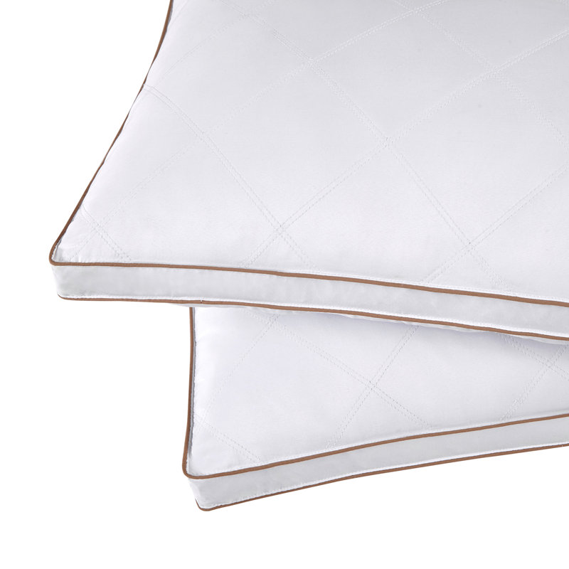 Oreiller en duvet et plumes d'oie grise, H 20 po x l 26 po