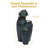 Kupski Ceramic Fountain with Light