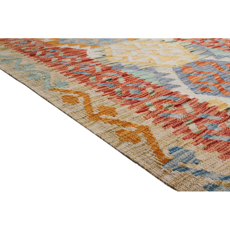 Shuler Ikat Hand Woven Area Rug, Runner 80 x 300cm