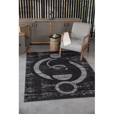 Odena Collection Transitional Geometric Area Rug