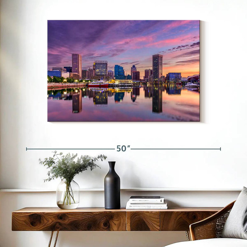 Kavia Baltimore Skyline, 26" H x 39" W