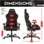 Fauteuil de jeu ergonomique Techni Sport TS-F44