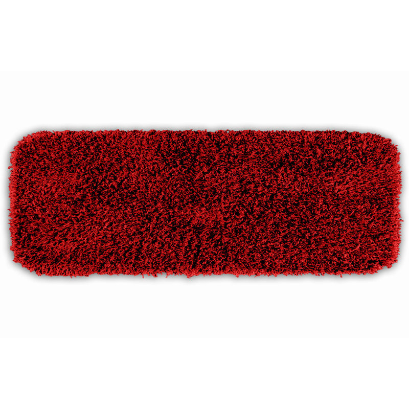 Frechette Nylon Bath Rug with Non-Slip Backing, Runner 22" x 60", Chili Pepper Red