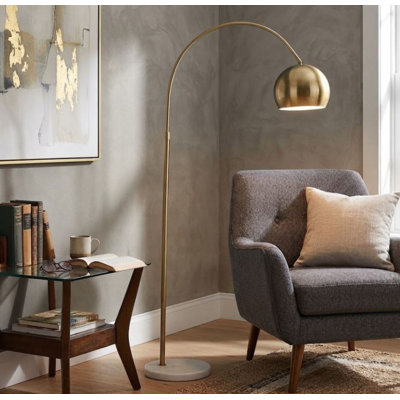 Century Gold Floor Lamp