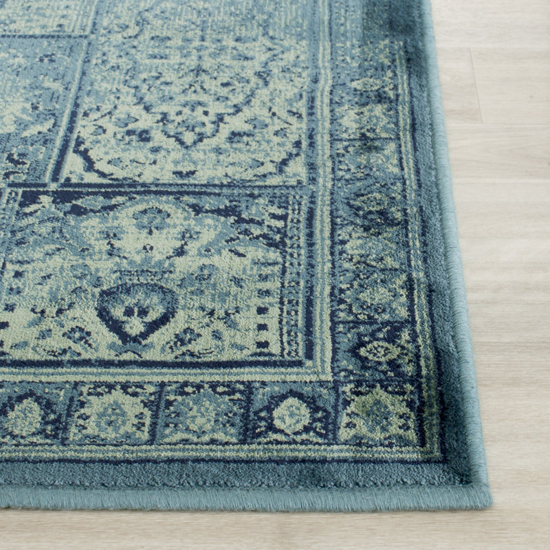 Ellsbury Oriental Looped / Hooked Area Rug, Rectangle 99 x 170cm