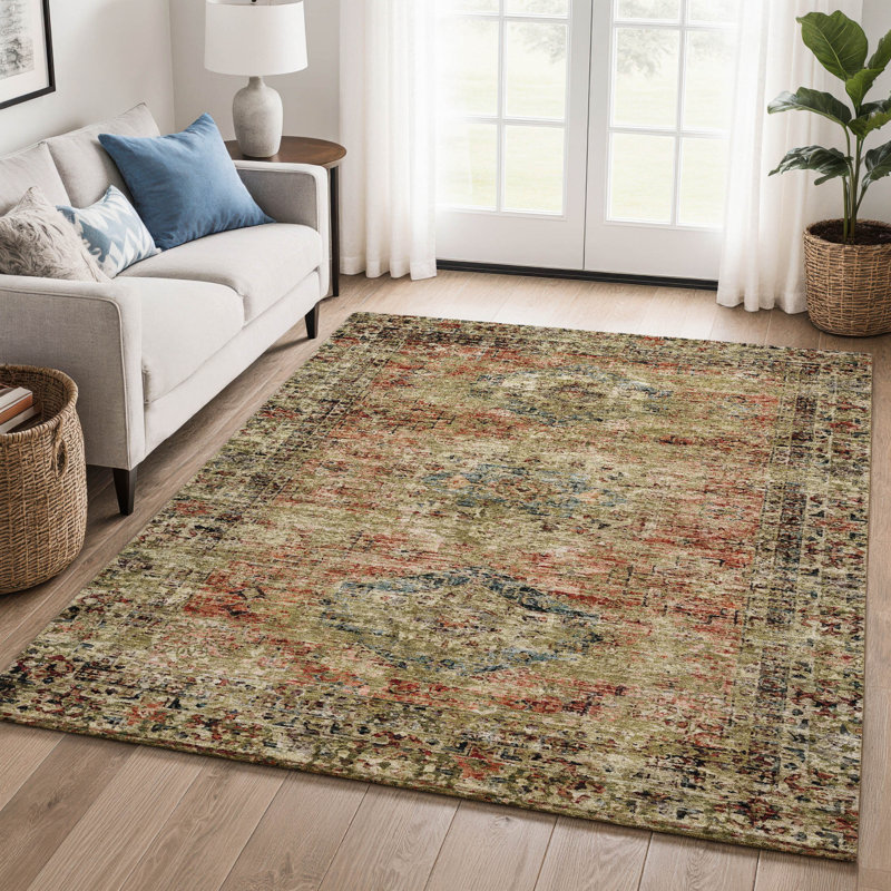 Tapis de qualité supérieure Mayfield Global, Terracotta, 8 pi x 10 pi