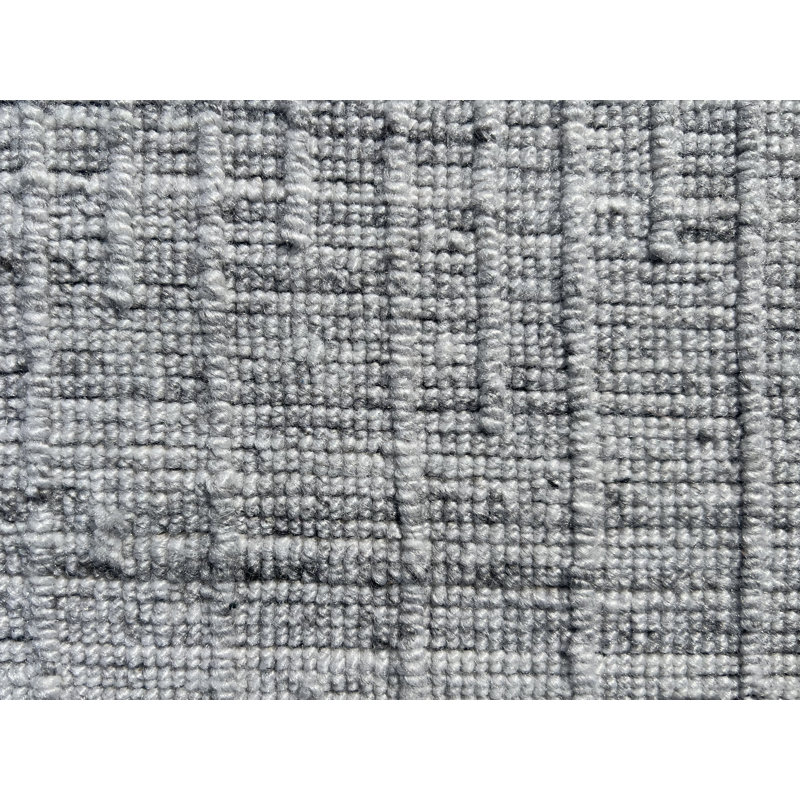 Rectangle Hand Woven Wool Area Rug