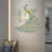 Domagala Luxury Peacock Metal Wall Clock