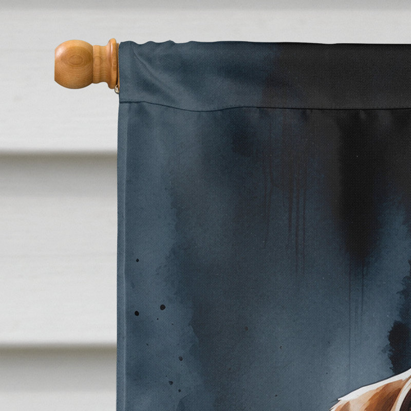 Drapeau de chiot Halloween House, Boxer