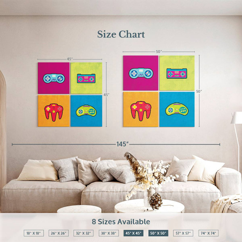 Senne Pop Style Controllers, 50" H x 50" W