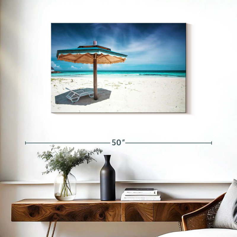 Parasol de plage jamaïcain, H 24 po x l 36 po