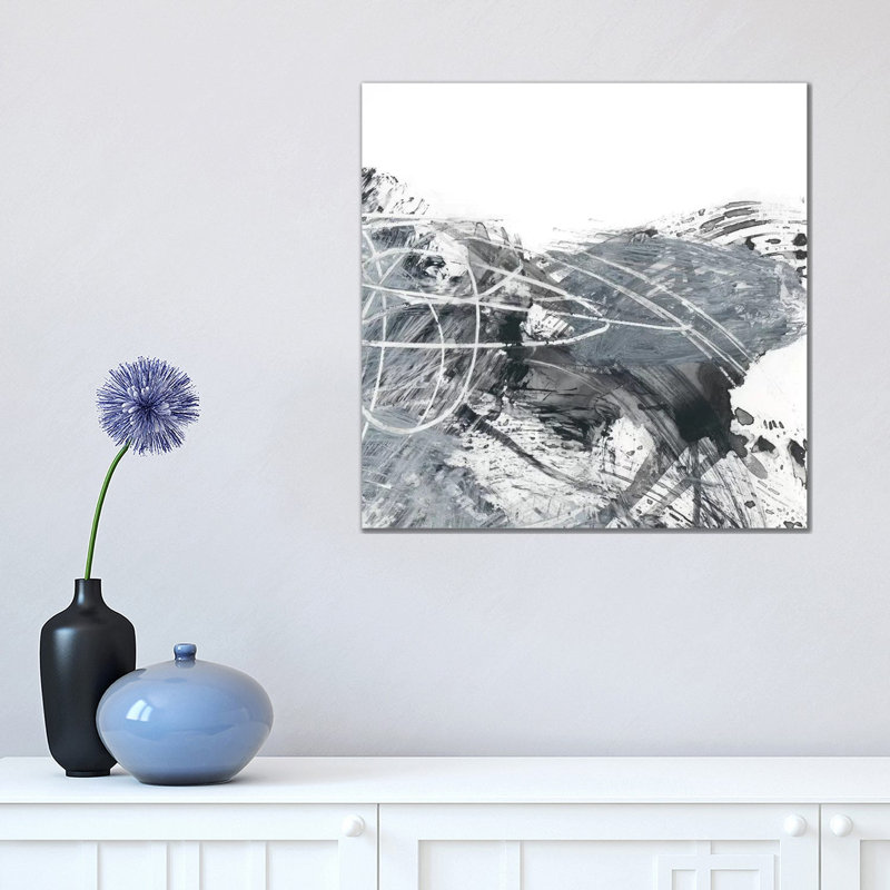Scribble Out II by Ethan Harper - Wrapped Canvas Painting, 45.72 cm H x 45.72 cm W x 3.175 cm D