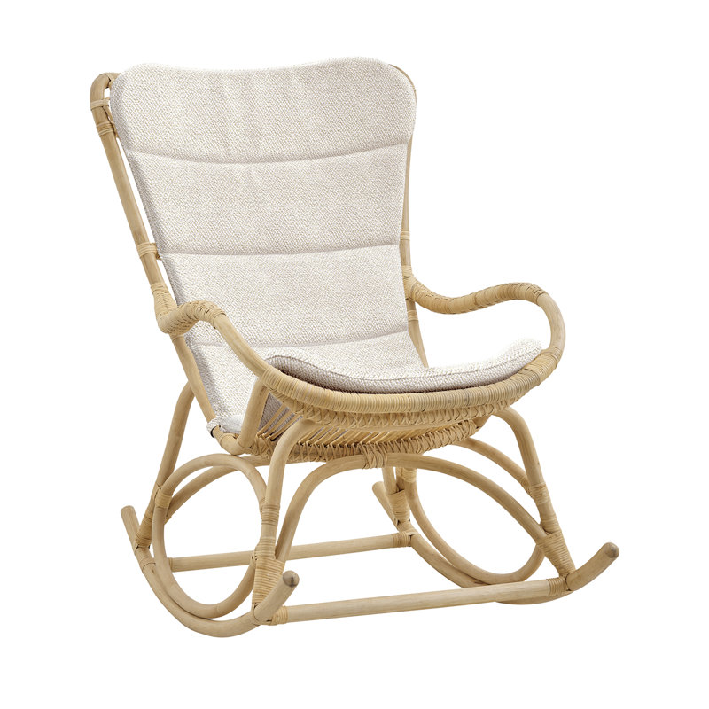 Chaise berçante Monet, Naturel / naturel, Beige