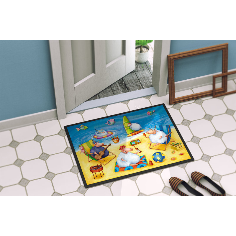 Tapis d'extérieur antidérapant Folden, Rectangle 2 pi x 3 pi