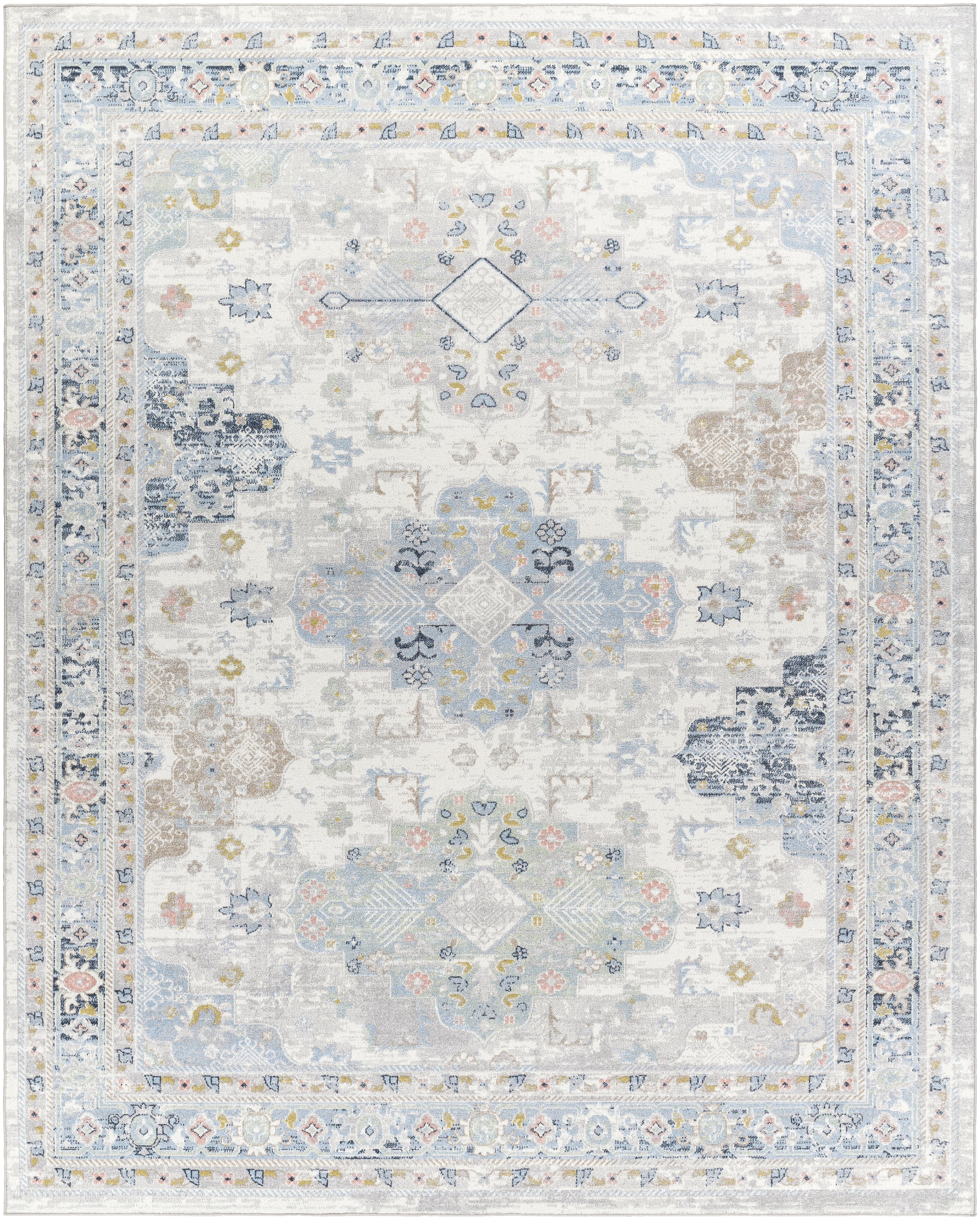 Benfield Washable Oriental Indoor Rug- 7' 10" x 10'