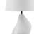 Asymmetrical Ceramic Table Lamp Grey See Below