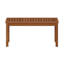 Cevriye Solid Wood Meranti Wood Outdoor Bench