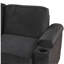 Canapé-lit de 84,75 po, canapé-lit coulissant 2 en 1 avec canapé en forme de L et repose-pieds avec rangement, adapté au salon, à la chambre à coucher et à l'appartement, noir-1705991223