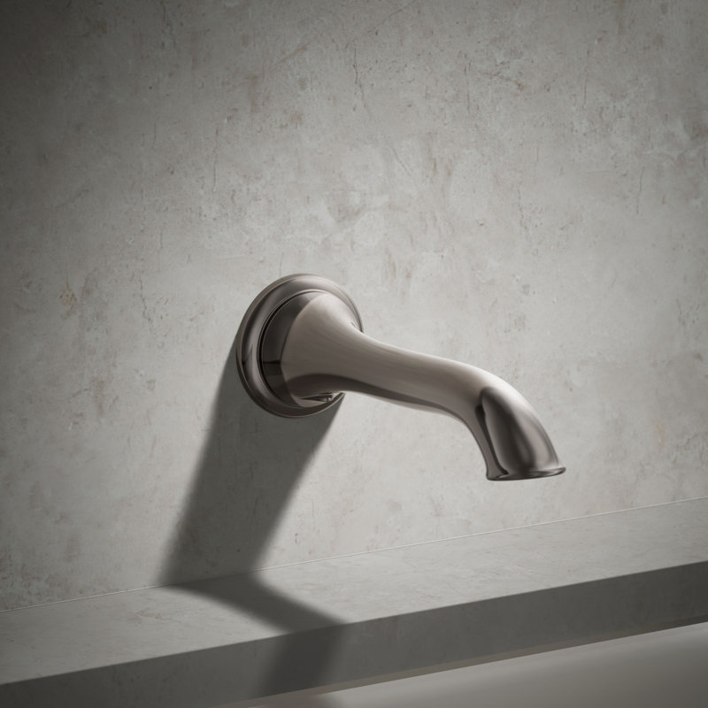 Artifacts® Wall-Mount Bath Spout with Flare Design, Vibrant Titanium