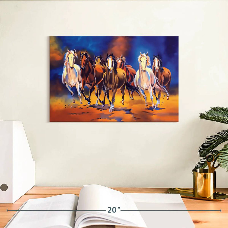 Brampt Vaastu Horses, 8" H x 12" W