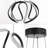 Armenda 1 - Light Black LED Pendant