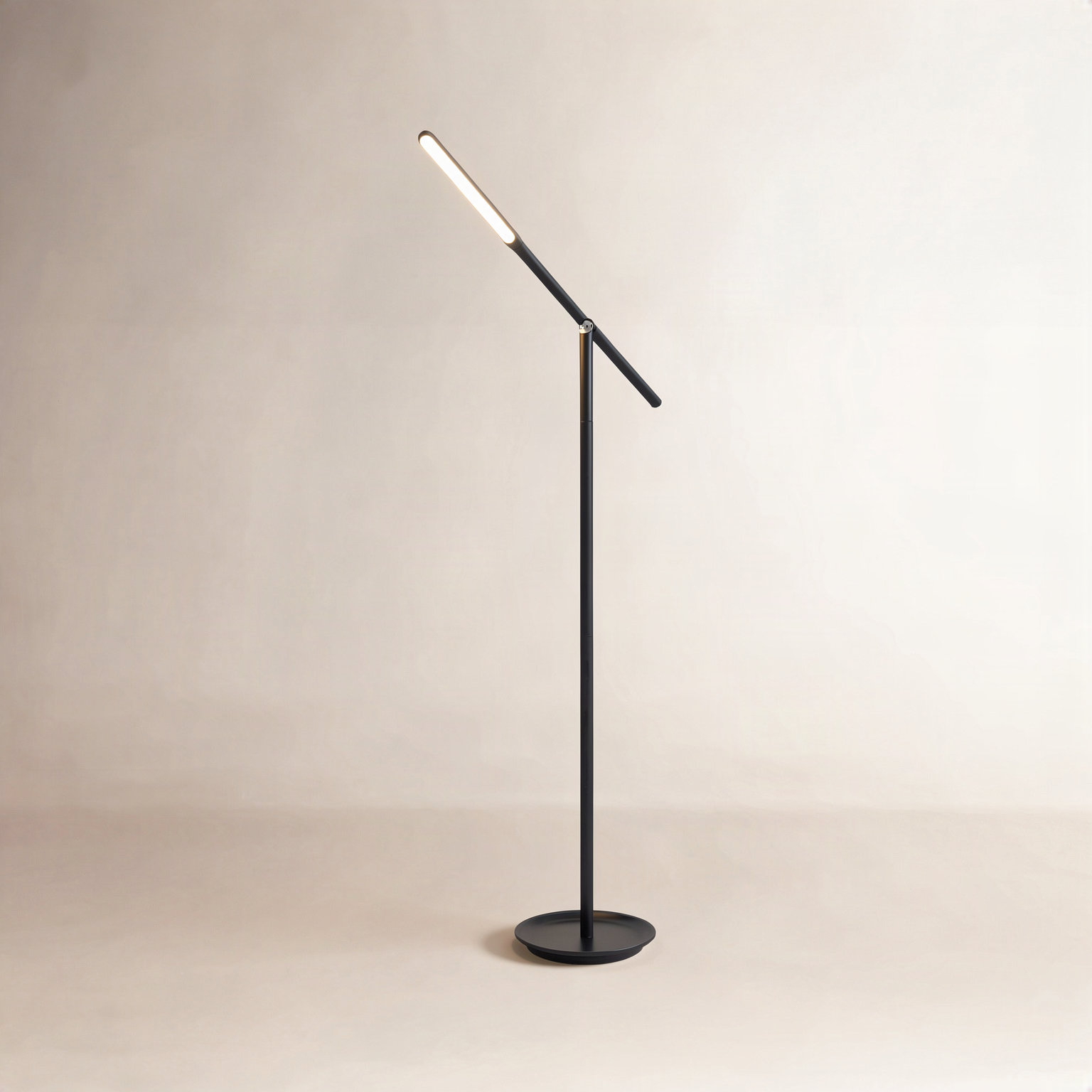 Dris 54'' Dimmable LED Floor Lamp, Black