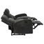 Ensemble de canapé inclinable manuel en chenille 3 pièces Camecia Gris anthracite-579404624-579404625