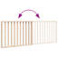 Archie & Oscar Dog Gate Foldable 2 Panels Brown 160 Cm Poplar Wood-637517264-637517271