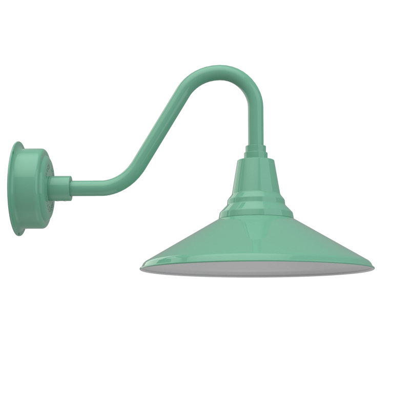 Luminaire de grange d'extérieur Albali, Jade, H 14,32 po x l 16 po x P 24,25 po