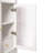 Fluted Tall Arched Pantry Cabinet with Adjustable Shelves, Elegant Display Storage with Hidden Drawer & Glass Door for Kitchen, Living Room, Dining Room-1112981736
