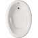 Builder Oval 60'' x 42'' Drop-In Soaking Acrylic Bathtub