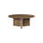 Hai 39" Round Acacia Wood Coffee Table