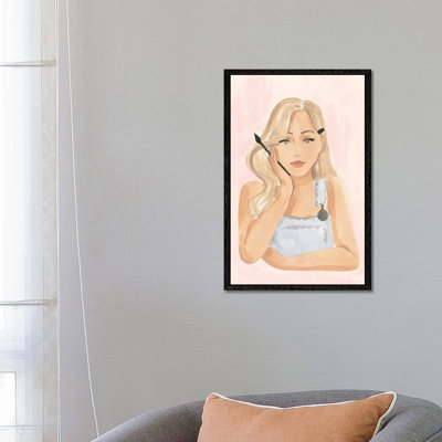 Little Artist Portrait by Sabina Fenn - Gallery-Wrapped Canvas Giclée on Canvas
