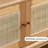 Solid wood vine weaving TV stand