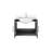 Dark Grey Vanity For Bath 24 In. W X 22 D, White Quartz Top & Faucet - Scratchproof Spacious Storage Shelf Soft Close D With And Surface Ample Cabinet