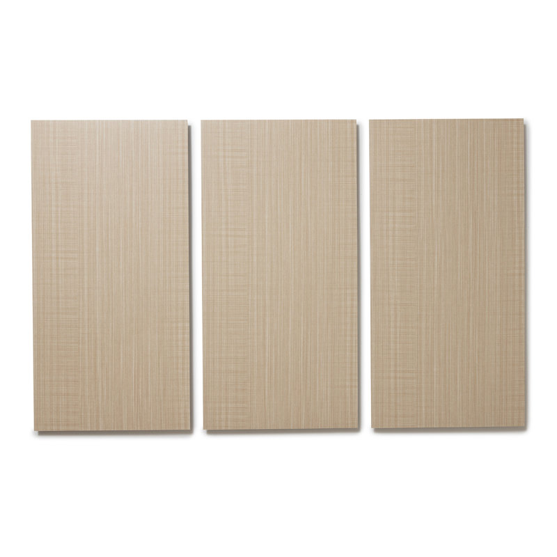 GlueCore Fab 28mil x 12" W x 24" L Adhesive Vinyl Tile Flooring, Caramel Weave