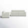 Calian 2-Piece Polyester Fabric Couch and Chair and a Half Set