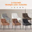 Gennadiy 38cm H Upholstered Metal Side Chair-941047550