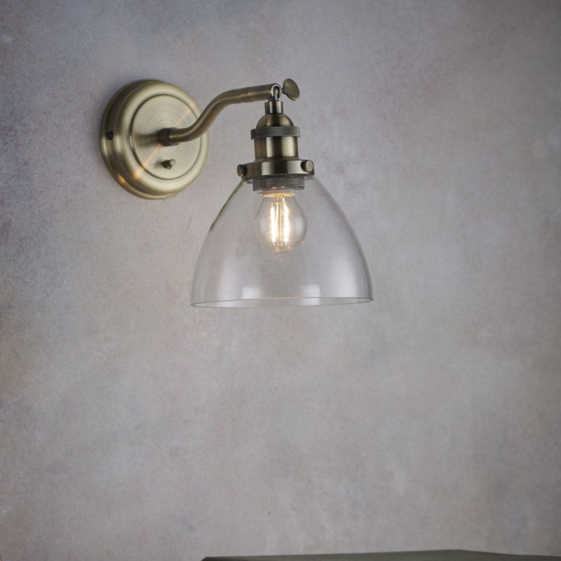 Hansen 1 - Light Armed Sconce, Brass