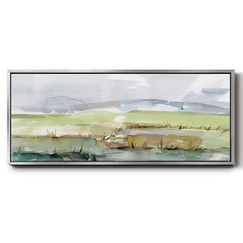Pastel Inlet I - toile encadrée, H 8 po x l 20 po