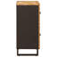 Solid Wood Rectangle Accent Cabinet