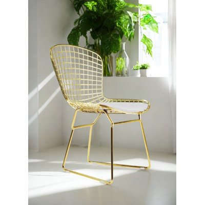 Chaise en métal