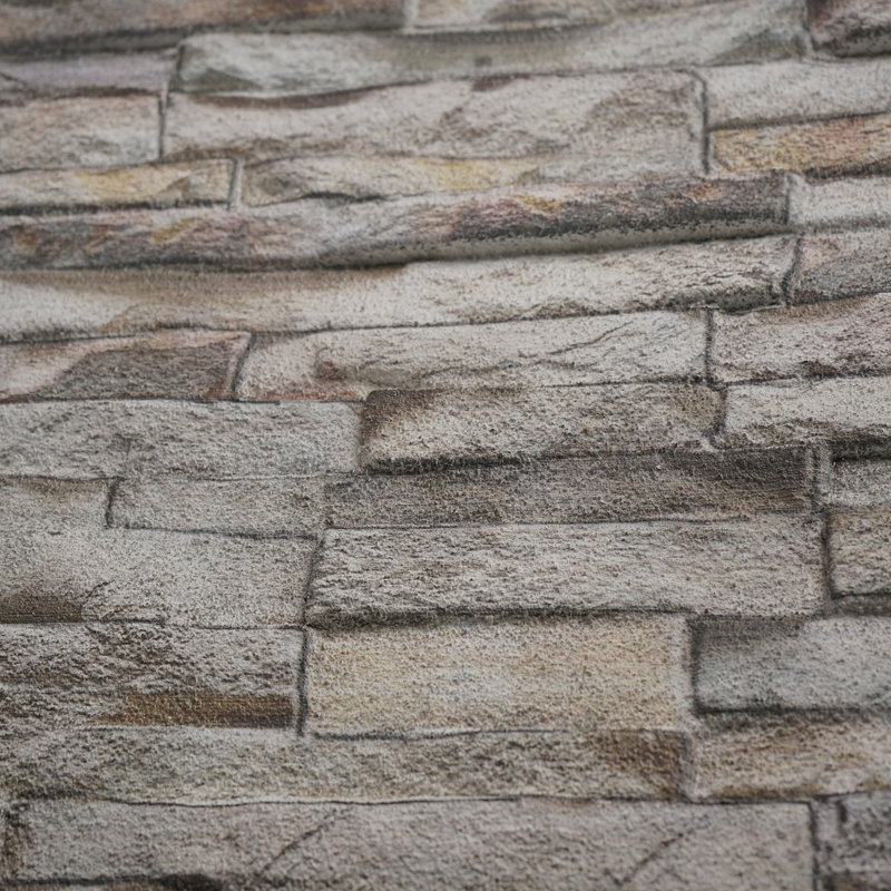 3D Brick Effect Wall Panels - Lightweight Styrofoam - Set of 9 Large Panels (20"x40") Covers 48 sq ft - Apply with Wall Adhesive - DIY Home Wall Cladding
