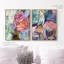 Abstract Botanicals Set High-Gloss Frameless Acrylic Glass Wall Art Abstract Print by Oliver Gal, Ready to Hang, 16 x 20-952586100-925968384