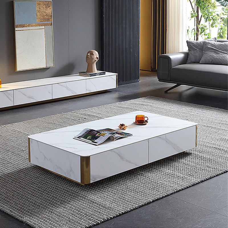 Table basse Modern, H 10,24 po x L 55,12 po x l 31,5 po