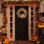 Faux Lighted Wheat Plastic 50cm Wreath