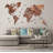 Wooden World Map, Wall Decor, Housewarming Gift, Christmas Gift for Couple-686907773-686907768