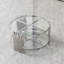 Table basse 201 en acier inoxydable avec verre trempé double couche pour salon moderne, assemblage facile